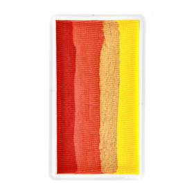 Splitcake Block 43321 rood/oranje/goud/geel 28 gr. 2